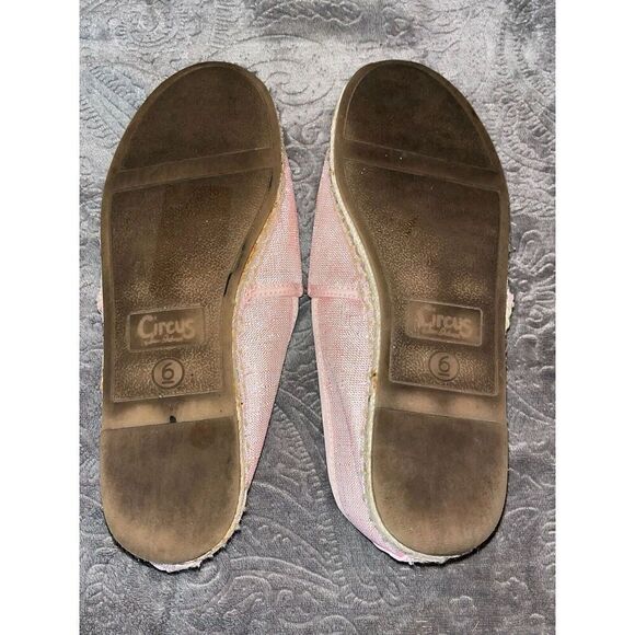 Sam Edelman Womens Size 6 Pink Sparkle Queen Bee Slip On Shoes - Picture 7 of 8